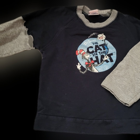 2003 CAT IN THE HAT Unisex Kids Dr. Seuss Official Movie Merchandise Shirt - Picture 2 of 6